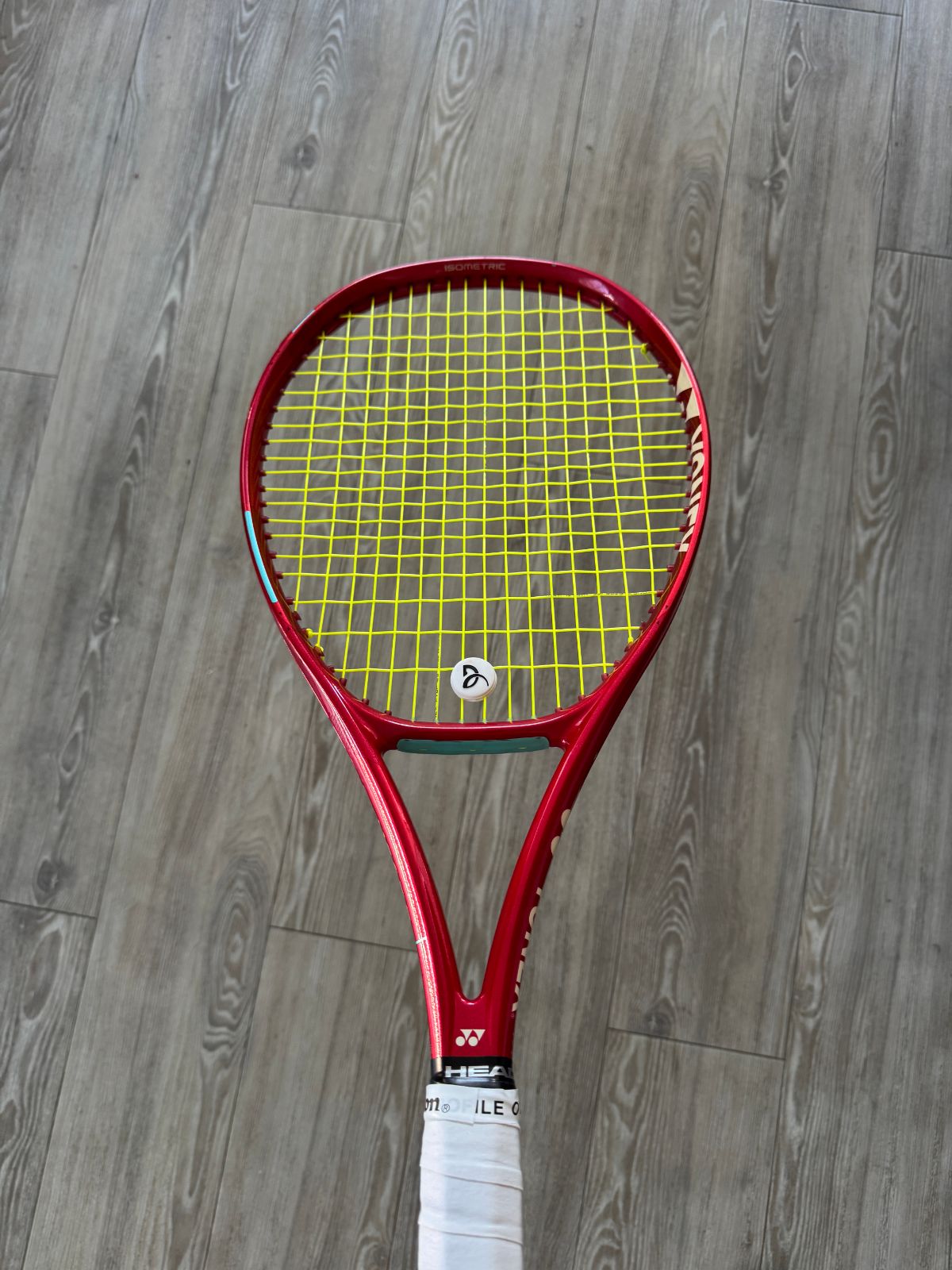 Yonex VCORE 98 2026, Yonex Polytour Pro 120, restrung at Stringsmith